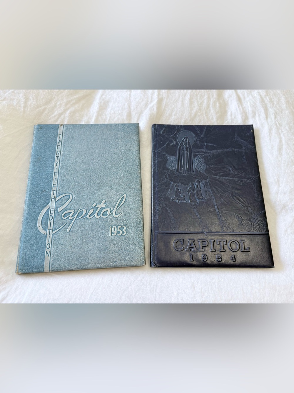 MESSMER HIGH SCHOOL | Lot Of 2 | Milwaukee WI THE CAPITOL 1953 & 1954 Yearbooks